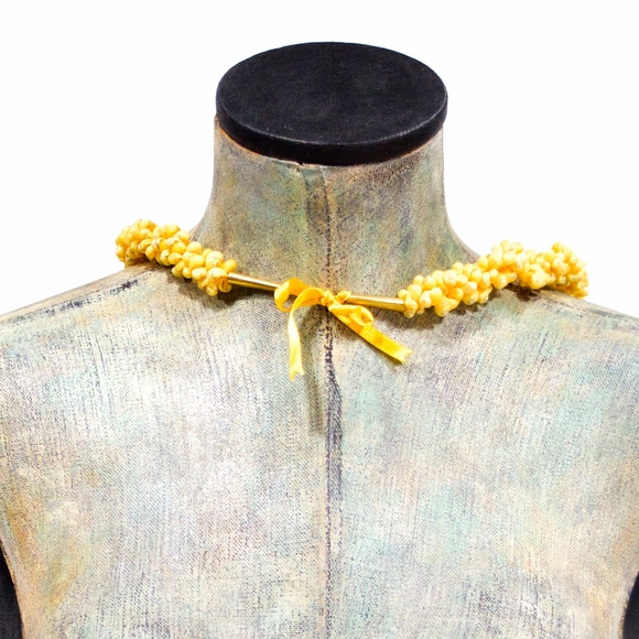 VTG 80's Natural Sunshine Shell Necklace - Picture 2 of 2